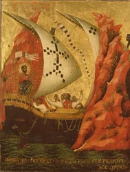 The Apparition of St. Mark, from the Panel of the Pala Feriale, 1345